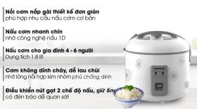Nồi cơm nắp gài Sunhouse 1.8 lít SHD8603