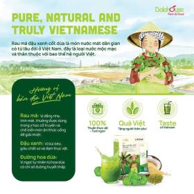 BỘT RAU MÁ ĐẬU XANH CỐT DỪA HỮU CƠ
